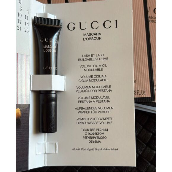 GUICCI - NWT - Lot of TEN Sample Sz (.03 fl.oz. Ea) Gucci Mascara L'Obscur/Black - Picture 7 of 11